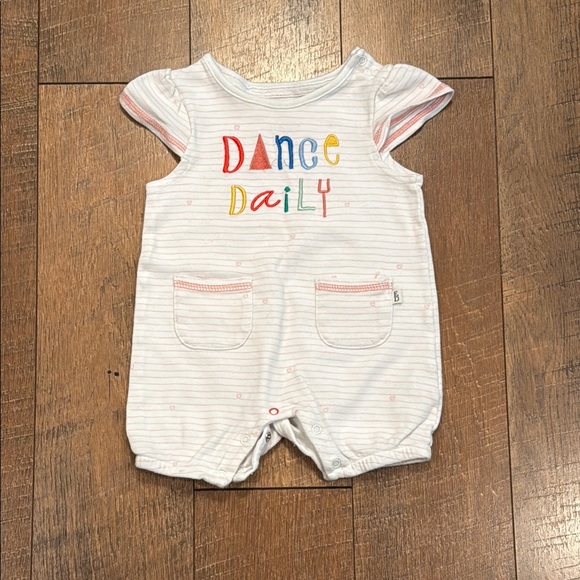 Cute Baby Romper with Colorful Letters - Picture 1 of 3